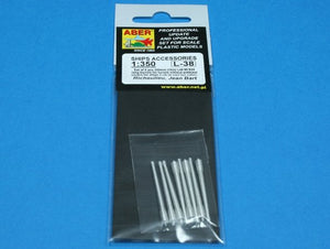 Aber 350L-38 Jeu de 8 pièces de canons de 380 mm de long pour navires Richeulieu, Jean Bart (1/350) – image 5