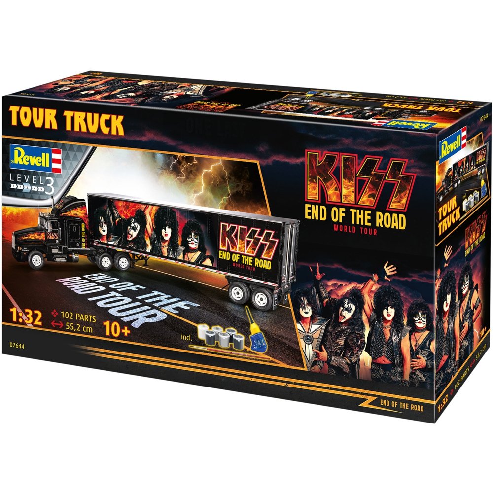 Revell 07644 KISS End Of The Road World Tour - Zestaw modelarski z akcesoriami 1/32