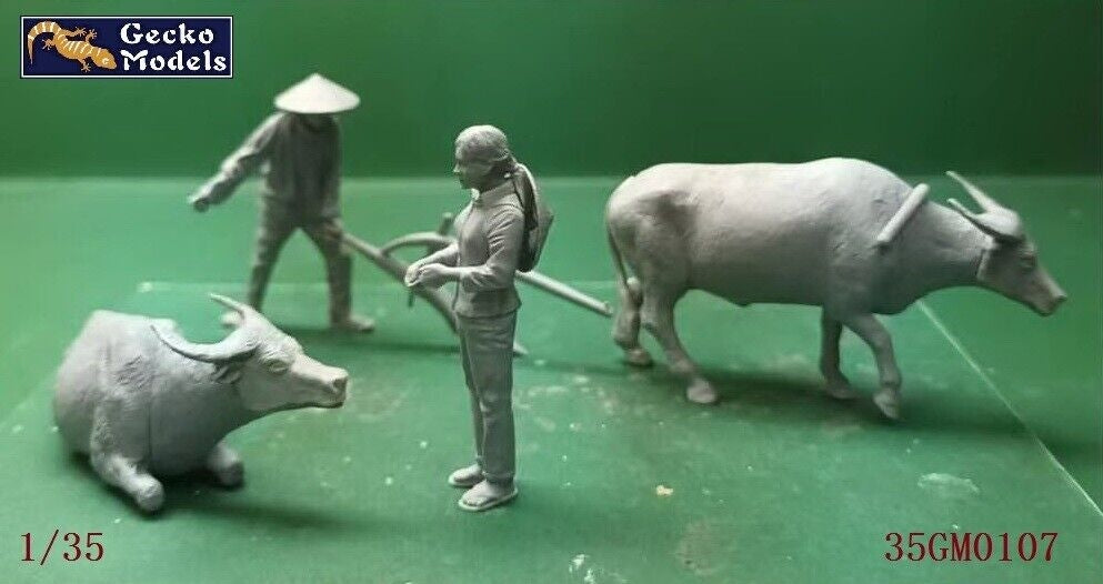 Gecko Models 35GM0107 60s-70s Farming in Vietnam 1/35 – imagen 2