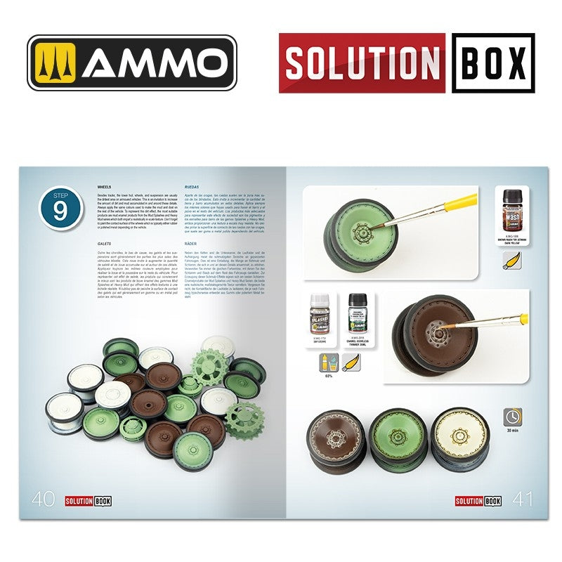 Ammo of Mig 6529 SOLUTION BOOK 23 - Comment peindre les véhicules allemands de fin de guerre de la Seconde Guerre mondiale (Livre multilingue)  – image 10
