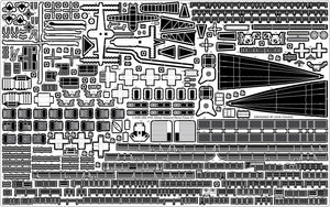 Pontos 38019F1 USS FFG Oliver Hazard Perr Class L.H. Detail Up Set &amp;quot;Advanced&amp;quot; with Kit 1/350 – immagine 9