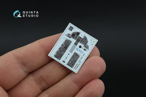 Quinta Studio QDS-48598 F-15C Late/F-15J Late 3D-Printed &amp;amp; coloured Interior on decal paper (Hasegawa) (Small version) 1/48 – immagine 7