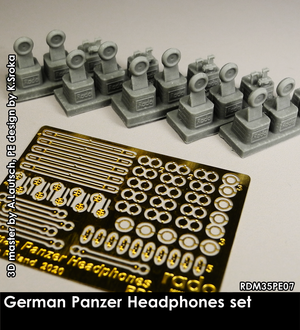 RADO Miniatures RDM35PE07 German Panzer Headphone Set 1/35