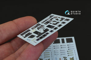Quinta Studio QD48112 F-15I 3D-Printed &amp;amp; coloured Interior on decal paper (for GWH kit) 1/48 – immagine 4