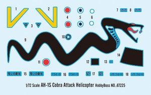 Hobby Boss 87225 AH-1S Cobra Attack Helicopter 1/72 – immagine 3