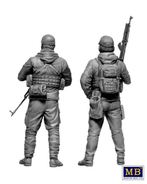 Master Box 35226, série Guerre russo-ukrainienne, Kit n° 4. Forces de défense territoriale d&amp;#39;Ukraine. Nettoyage de Bucha après les maraudeurs et violeurs russes, avril 2022, échelle 1/35 – image 5