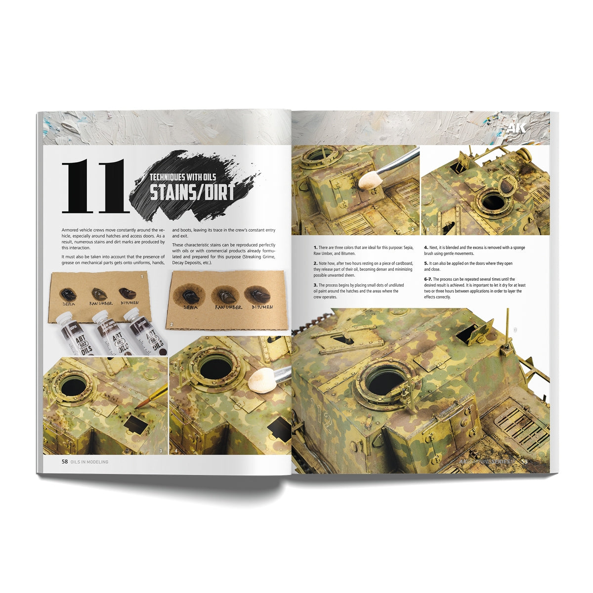 AK Interactive AK544 AK LEARNING 18: OILS IN MODELING