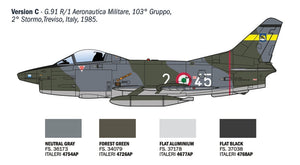 Italeri 92645 FIAT G.91 R 1/48 – immagine 7