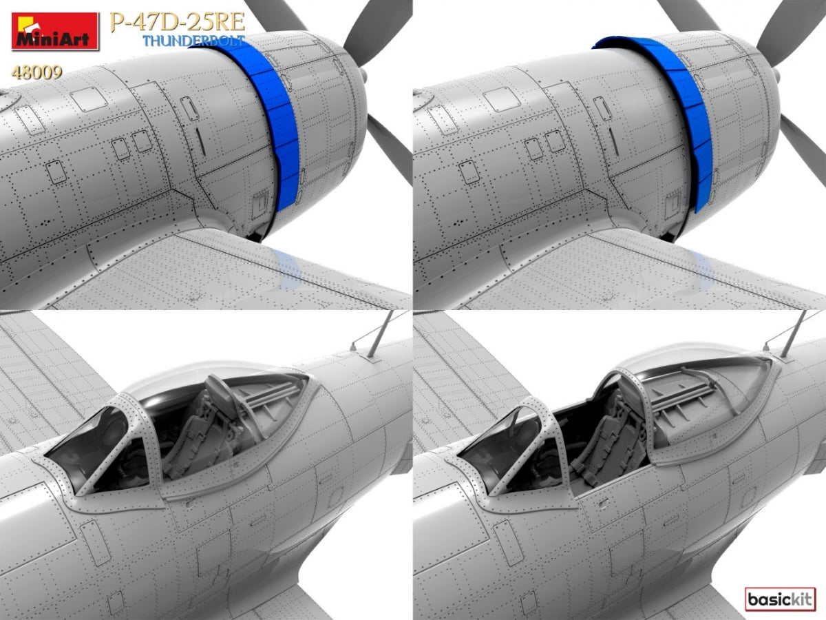 MiniArt 48009 P-47D-25RE THUNDERBOLT. BASIC KIT 1/48 – imagen 12