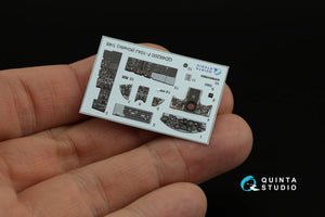 Quinta Studio QD48200 F-104J 3D-Printed &amp;amp; coloured Interior on decal paper (for Kinetic ) 1/48 – immagine 10