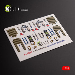 KELIK K48099 A-6A Intruder - interior 3D decals for HobbyBoss kit 1/48 – immagine 3