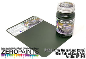 Zero Paints ZP-1348 British Army Green (Land Rovers) Paint 60ml – immagine 2