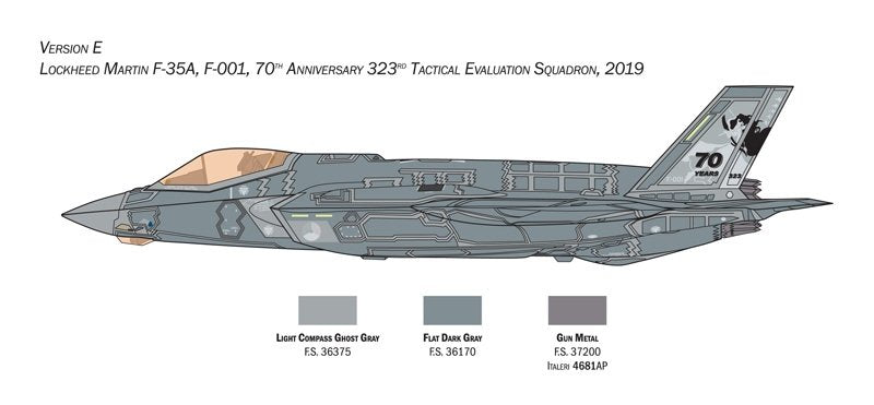 Italeri 1464 F-35A LIGHTNING II CTOL version (Beast Mode) 1/72 – Bild 6