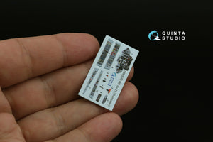 Quinta Studio QD+72183 Su-27 3D-Printed &amp;amp; coloured Interior on decal paper (Trumpeter) (with 3D-printed resin part) 1/72 – zdjęcie 7