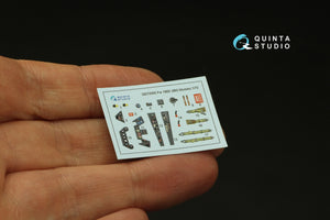 Quinta Studio QD72090 Fw 190D 3D-Printed &amp;amp; coloured Interior on decal paper (IBG models) 1/72 – immagine 4