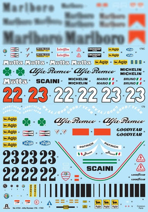 Italeri 4704 ALFA ROMEO 179 - 179C 1/12 – imagen 16