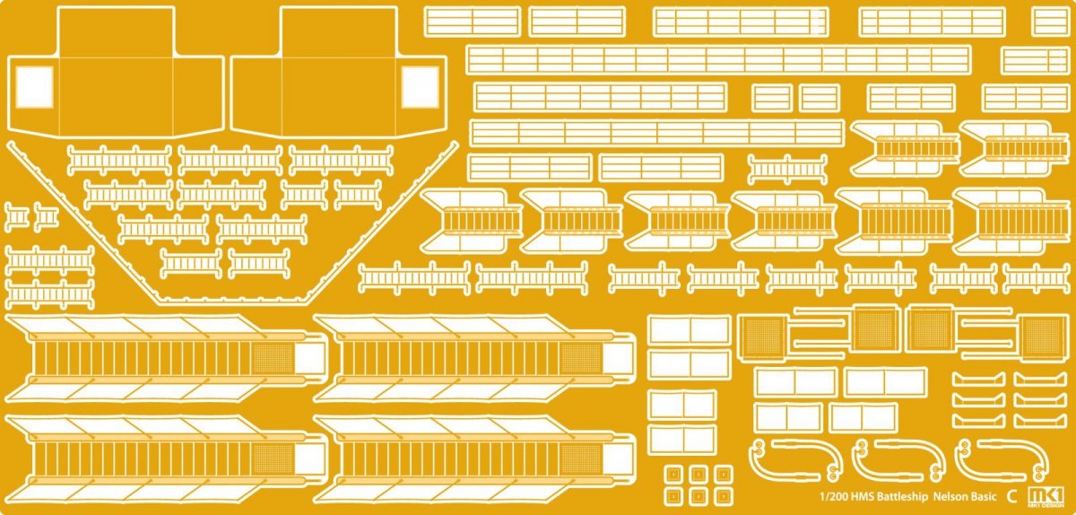 MK1 Design MD-20014 HMS Rodney Value Pack 1/200 – immagine 5