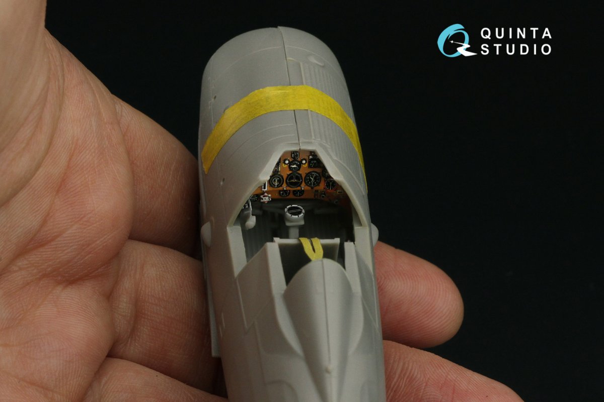 Quinta Studio QD48297 Gloster Gladiator MKI 3D-Printed &amp;amp; coloured Interior on decal paper (Roden) 1/48 – imagen 9