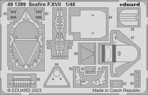 Eduard 491399 Seafire F. XVII Airfix 1/48 – immagine 2