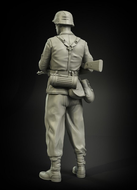 Panzer Art FI35-034 Soldat Waffen-SS Normandie 44 1/35 – image 3