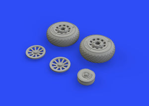 Eduard 648494 P-51D wheels diamond tread EDUARD 1/48 – immagine 2