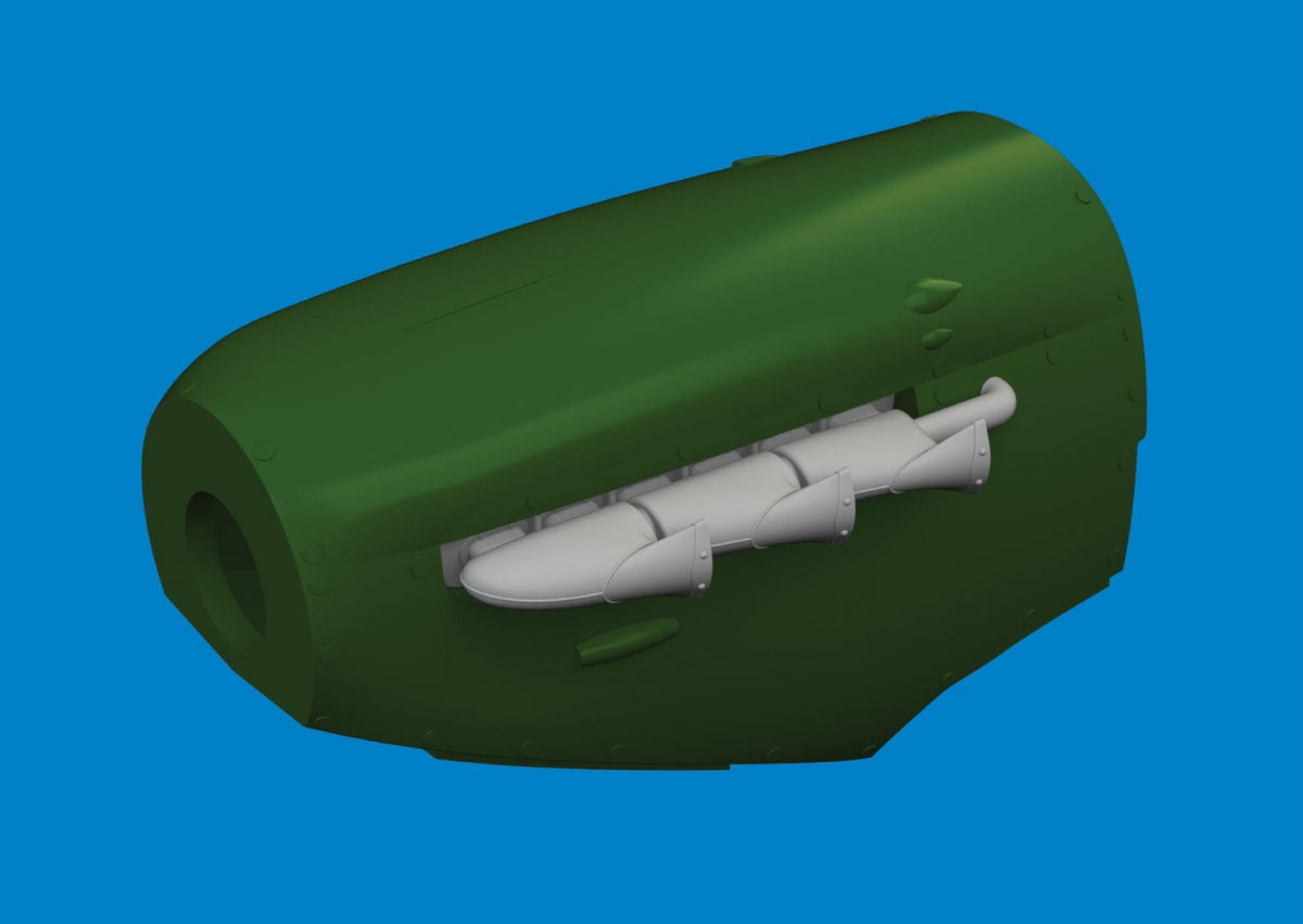 Eduard 672409 Spitfire Mk. V three-stacks exhaust fishtail PRINT Tamiya 1/72 – imagen 2