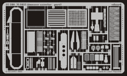 Eduard 35580 M-1025 exterior 1/35 Academy – imagen 2