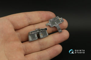 Quinta Studio QD35099 AH-64E 3D-Printed &amp;amp; coloured Interior on decal paper (Takom) 1/35 – immagine 5