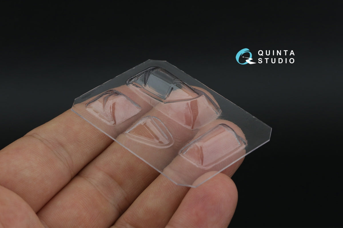 Quinta Studio QC72004 MiG-3 vacuumed clear vacuformed canopy (for Armory kit) 1/72