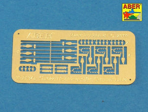 Aber R-34 Smoke Discharges for German Tanks like Tiger I, Panther A/D, Panzer IIIL, Panzer IVG, Luchs, Puma 1/35 – Bild 5