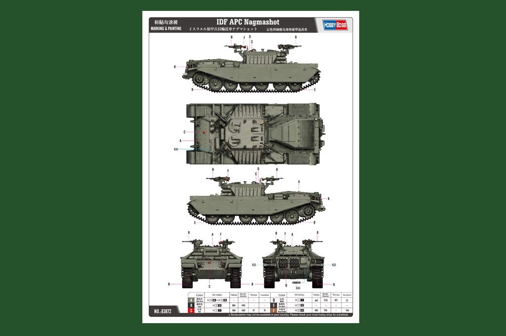 Hobby Boss 83872 IDF APC Nagmashot 1/35 – imagen 2