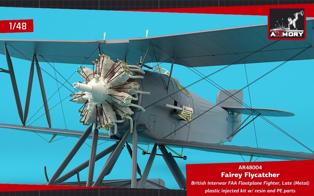 Armory Models 48004 Fairey Flycatcher British Interwar FAA Floatplane Fighter, Late (Metal) 1/48 – imagen 26