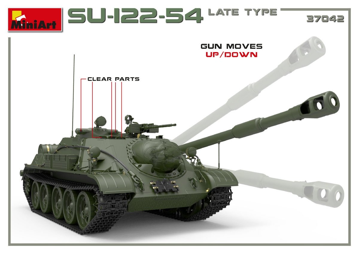 MiniArt 37042 SU-122-54 LATE TYPE 1/35 – imagen 2