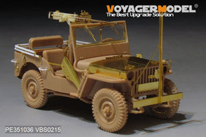 Voyager Model PE351036 WWII U.S. Jeep Willys MB upgrade set（For MENG VS-011）1/35 – immagine 3