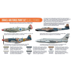 Hataka HTK-CS34 ISRAELI AIR FORCE PAINT SET (EARLY PERIOD) (6x17ml) – imagen 3