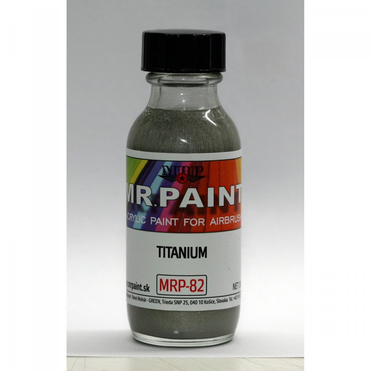 MR. Paint MRP-082 TITANIUM Metallic 30ml – Bild 2