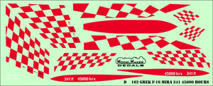 ModelMaker Decals D48162 Greek F-16 341 Mira 45000 Hours 1/48 – immagine 2