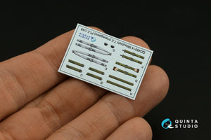 Quinta Studio QD48014 Mitsubishi T-2 3D-Printed coloured Interior on decal paper (Hasegawa) 1/48 – immagine 7