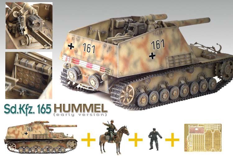 Dragon 6204 Sd.Kfz. 164 Hummel (Early Version) 1/35 – imagen 3