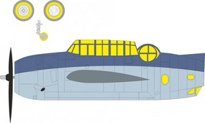 Eduard CX707 Grumman TBF-1C - Mask Set (for Hobby Boss Kits) 1/72