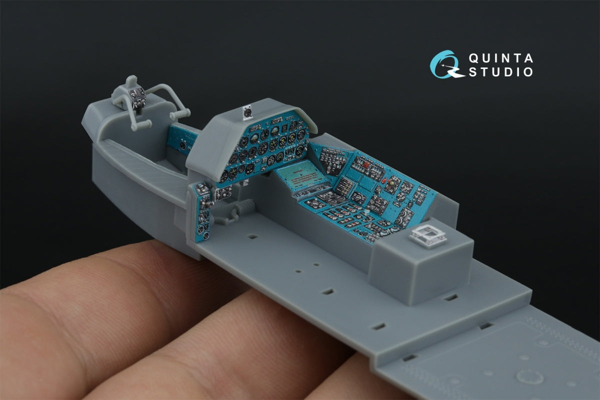 Quinta Studio QD48570 Mi-24A 3D-Printed &amp;amp; coloured Interior on decal paper (Trumpeter) 1/48 – immagine 13