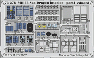 Intérieur du MH-53 Eduard 73276, échelle 1/72, ITALERI – image 2