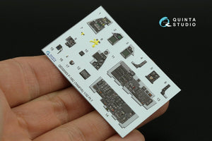 Quinta Studio QDS-32003 F-16C 3D-Printed &amp;amp; coloured Interior on decal paper ( Tamiya ) (small version) 1/32 – Bild 10