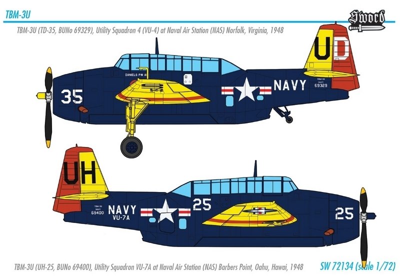Sword 72134 TBM-3U Avenger 1/72 – immagine 2