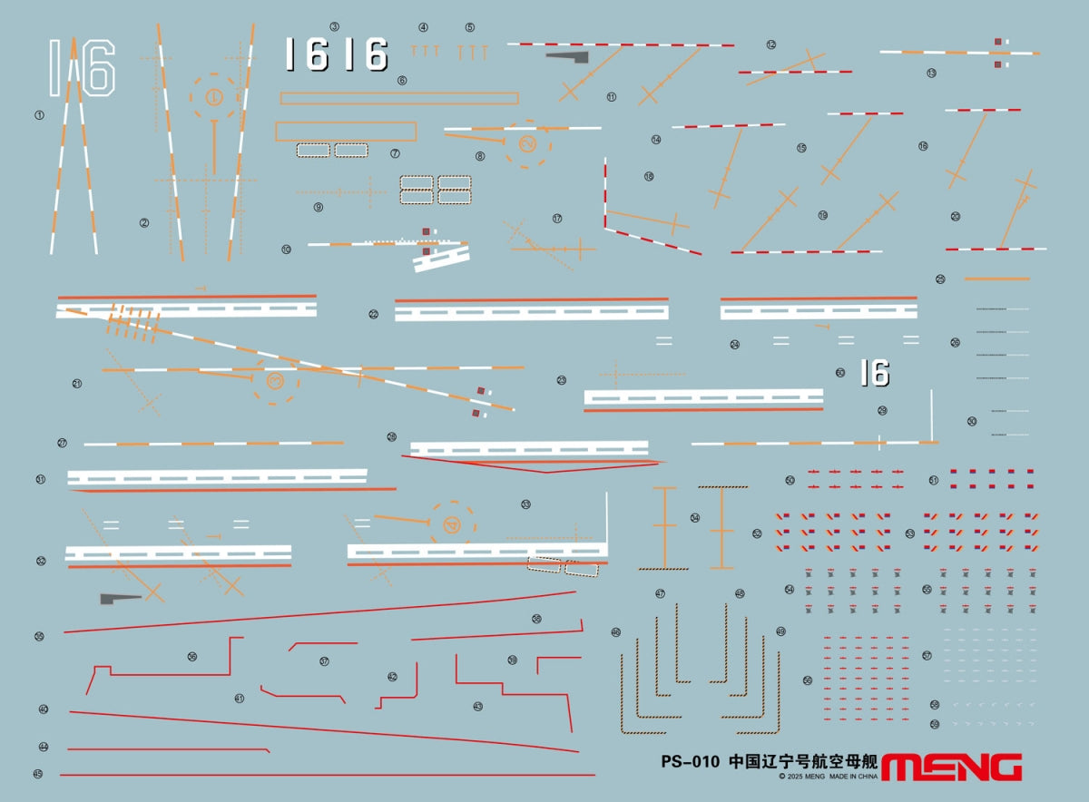 Meng Model PS-010 Aircraft Liaoning 1/700 – zdjęcie 3