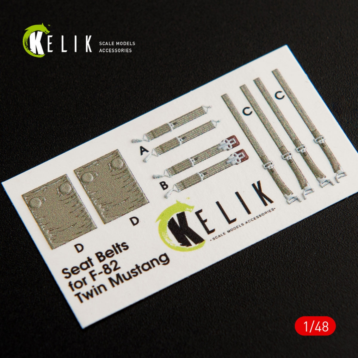 KELIK K48046 F-82 E/H TWIN MUSTANG INTERIOR 3D DECALS FOR MODELSVIT 1/48 – immagine 3