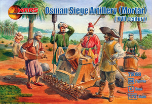 Mars 72098 Artillerie de siège Osman (Mortier) XVIIe siècle (1/72)