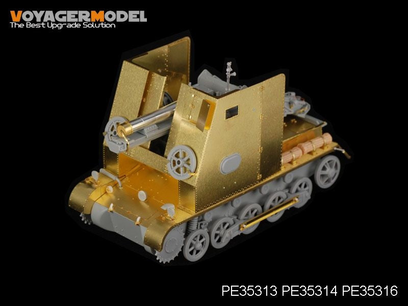 Voyager Model PE35313 WWII German 150mm s.IG.33(Sf) auf Pz.Kpfw.I Ausf.B Basic For DRAGON 6259 1/35 – Bild 2