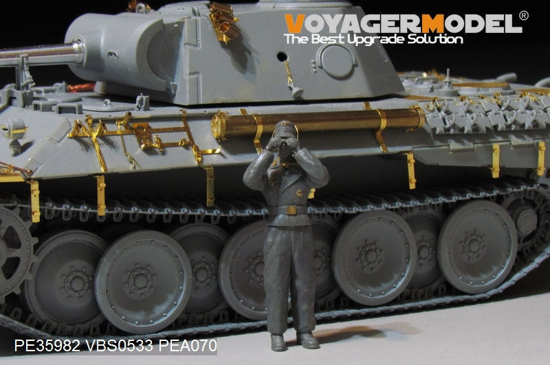 Voyager Model PE35982 WWII German Panther D Tank Early version Basic For TAKOM 2103 1/35 – immagine 12