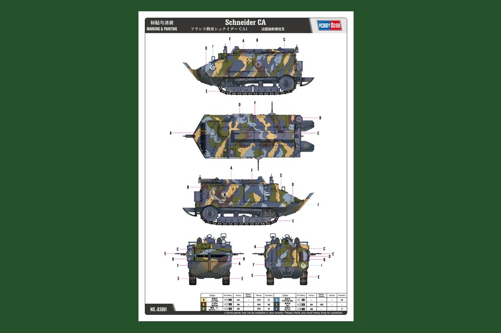 Hobby Boss 83861 Schneider CA 1/35 – Bild 2